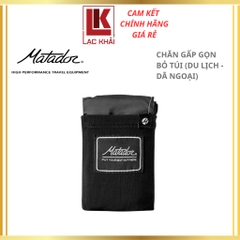 Chăn gấp gọn bỏ túi Matador Pocket Blanket_Black dành cho Du Lịch, Dã Ngoại , chất liệu chống thấm và chống thủng