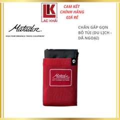 Chăn gấp gọn bỏ túi Matador Pocket Blanket_Original Red dành cho Du Lịch, Dã Ngoại , chất liệu chống thấm và chống thủng