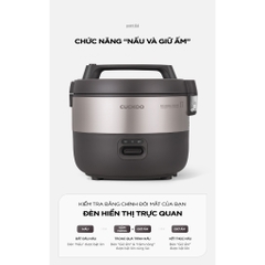 Nồi Cơm Điện nắp gài Cuckoo 3.06 lít CR-1755/KBBKCRVN - Hàng chính hãng