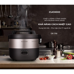 Nồi Cơm Điện nắp gài Cuckoo 3.06 lít CR-1755/KBBKCRVN - Hàng chính hãng