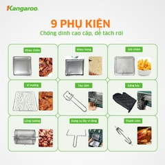 Lò chiên không dầu điện tử 15L Kangaroo KG15AF3A