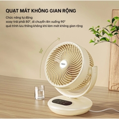 Quạt lưu thông không khí 2 in 1 AQUA AQS-FED2001R(W)-VN