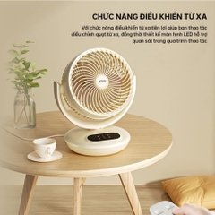 Quạt lưu thông không khí 2 in 1 AQUA AQS-FED2001R(W)-VN