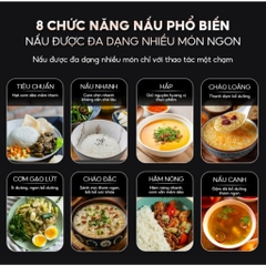 Nồi cơm điện cao tần 1.5L Aqua AQS-RIH401R(W)-VN
