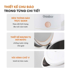 Bình đun siêu tốc 2L Gaabor EK20M-WH02A