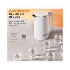Bình đun siêu tốc 2L Gaabor EK20M-WH02A