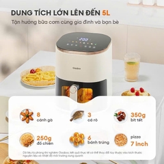 Nồi chiên không dầu 5L Gaabor AF-45T01A