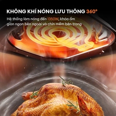 Nồi chiên không dầu 5L Gaabor AF-45T01A