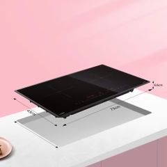 Bếp từ đôi âm thông minh COMFEE CIH-44DIL