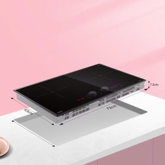 Bếp từ đôi âm thông minh COMFEE CIH-52DIU