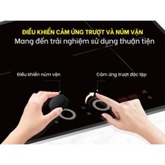 Bếp từ đôi âm thông minh Comfee CIH-55DSU
