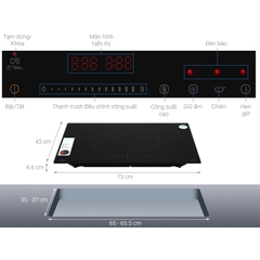 Bếp từ đôi âm thông minh COMFEE CIH-44DIL