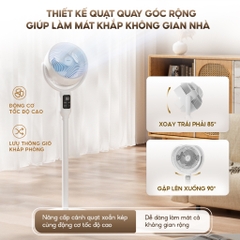 Quạt đứng lưu thông không khí AQUA AQF-ED1823T(W)