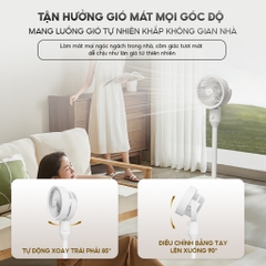Quạt đứng lưu thông không khí AQUA AQF-ED1800T(W)