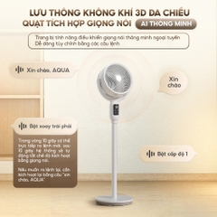 Quạt đứng lưu thông không khí AQUA AQF-ED1823T(W)