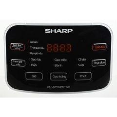 Nồi cơm điện tử 1.8L Sharp KS COM183MV-WH