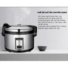 Nồi cơm điện công nghiệp 6,3L Cuckoo CR-3521/BKSTVNCV - Hàng chính hãng