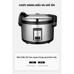 Nồi cơm điện công nghiệp 6,3L Cuckoo CR-3521/BKSTVNCV - Hàng chính hãng