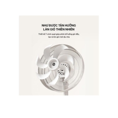 Quạt đứng Aqua 7 Cánh AQS-FED3502R(W), Cảm ứng, điều khiển từ xa, hẹn giờ