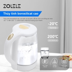 Bình đun siêu tốc 2 lít Zolele ZH101, Bình thủy tinh