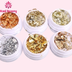 Giấy Nhúng Trang Trí Móng Vàng-Bạc