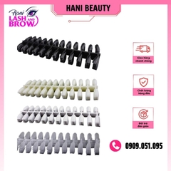 Móng Mẫu Form Bầu - Trắng Đen Trong Đục