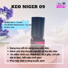 Keo Nối Mi Siêu Nhanh Niger 09  (0,1 - 0,2 Giây)