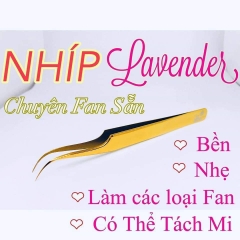 Nhíp Chuyên Tháo Mi Lavender Không Gỉ