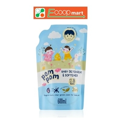 Nước giặt xả POM POM Acitve 600ml (12-36 tháng)