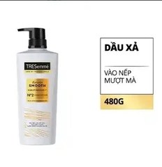Dầu xả Tresemme vào nếp mượt mà chai 480g