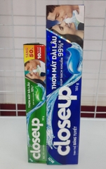 Combo kem đánh răng Closeup tinh thể băng tuyết 180g Tặng KĐR 50G