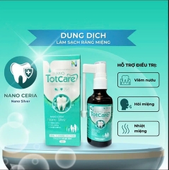 Dung dịch xịt miệng họng Nano TOTCARE Cao Gia 50ml