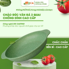 Chảo đúc 2 quai vân đá đa năng HOCA