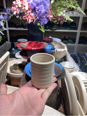Hủ tăm 5.5x6.5cm màu be (HĐ)