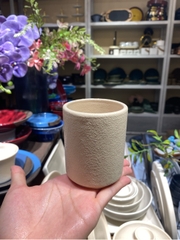 Ly tổ ong 7x9cm màu be