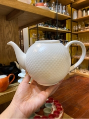 Ấm trà trung Kaleidoscope trắng