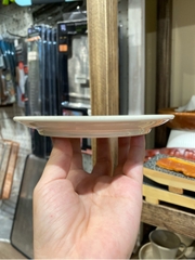 Đĩa lót tách capuchino 14.5cm màu kem