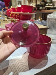 Hũ kẹo sứ kẻ