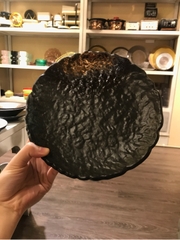 Đĩa giả đá đen nhũ vàng