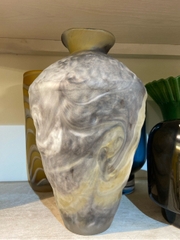 Lọ hoa ombre tím nâu