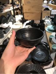 Chén cơm 12x6cm màu đen (không vệt)