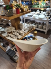 Tô thỏi vàng 20 x 15 cm Trắng Ngà