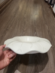 Dĩa sen dầy 30cm Tuyết trắng