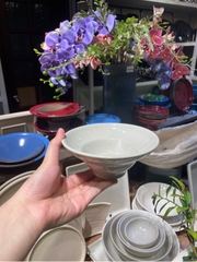 Bát Chiết Yêu 15cm M1 màu kem (lòng nhỏ)