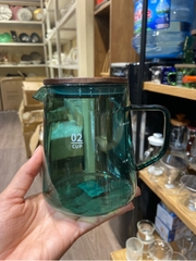 Bình cafe thuỷ tinh màu