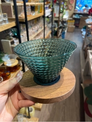 Phễu lọc cafe thuỷ tinh có gioăng vòng gỗ