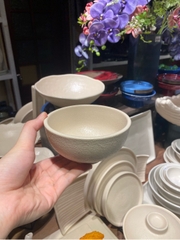 Chén cơm 11.5x6cm màu be ( MÀU MỚI)