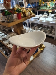 Chén thỏi vàng 13.5 x 11 cm Trắng Ngà