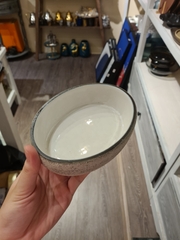 Tô oval 16 x 4.5 cm phun san hô