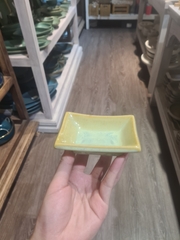Dĩa chấm CN 10.2x7x2.8cm xanh bơ